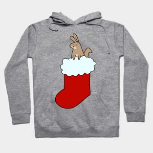 Red Stocking Kangaroo Hoodie